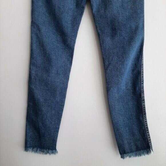 MADEWELL High-Rise Skinny Crop Jeans Mackey Button-Front Sz 27 - Picture 8 of 15